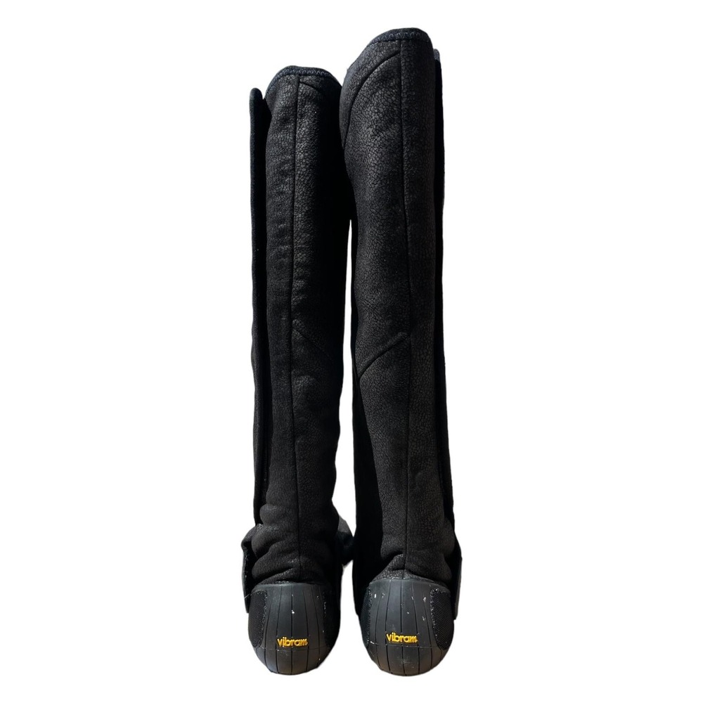 Vibram Furoshiki Shearling High Boots Women's Black Size S (38/39) (SZ 7.5) - Picture 4 of 8